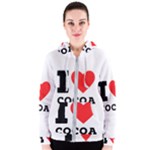 I love cocoa Women s Zipper Hoodie