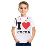 I love cocoa Kids  Basketball Tank Top