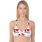 I love cocoa Reversible Tri Bikini Top