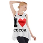 I love cocoa Side Drop Tank Tunic