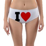 I love cocoa Reversible Mid-Waist Bikini Bottoms