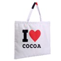 Zipper Large Tote Bag 