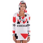 I love cocoa Long Sleeve Hooded T-shirt