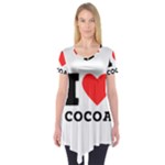 I love cocoa Short Sleeve Tunic 