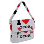 I love cocoa Buckle Messenger Bag