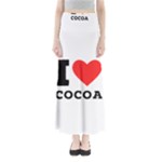 I love cocoa Full Length Maxi Skirt