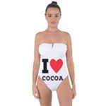 I love cocoa Tie Back One Piece Swimsuit