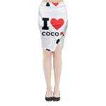 I love cocoa Midi Wrap Pencil Skirt