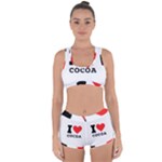 I love cocoa Racerback Boyleg Bikini Set