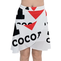 Chiffon Wrap Front Skirt 