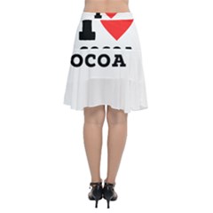 Chiffon Wrap Front Skirt 
