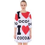 I love cocoa Smock Dress