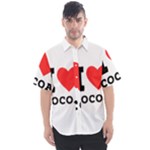 I love cocoa Men s Short Sleeve Shirt