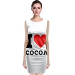I love cocoa Sleeveless Velvet Midi Dress