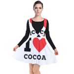 I love cocoa Plunge Pinafore Dress