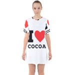 I love cocoa Sixties Short Sleeve Mini Dress