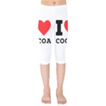 I love cocoa Kids  Capri Leggings 