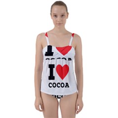 Twist Front Tankini Set 