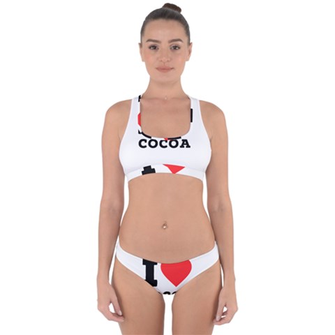 I love cocoa Cross Back Hipster Bikini Set from ArtsNow.com