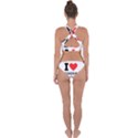 Cross Back Hipster Bikini Set 