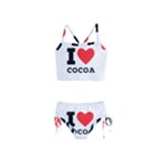 I love cocoa Girls  Tankini Swimsuit