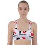 I love cocoa Line Them Up Sports Bra