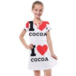 I love cocoa Kids  Cross Web Dress