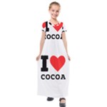 I love cocoa Kids  Short Sleeve Maxi Dress