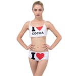 I love cocoa Layered Top Bikini Set