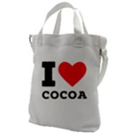 I love cocoa Canvas Messenger Bag