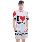 I love cocoa Men s Mesh Tee and Shorts Set