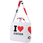 I love cocoa Square Shoulder Tote Bag