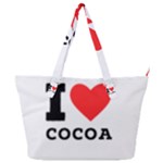 I love cocoa Full Print Shoulder Bag