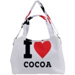 I love cocoa Double Compartment Shoulder Bag