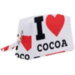 I love cocoa Wristlet Pouch Bag (Large)