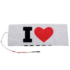 I love cocoa Roll Up Canvas Pencil Holder (S) from ArtsNow.com