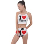 I love cocoa Summer Cropped Co-Ord Set