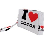 I love cocoa Wristlet Pouch Bag (Small)