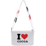 I love cocoa Double Gusset Crossbody Bag