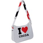 I love cocoa Zip Up Shoulder Bag