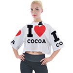 I love cocoa Mock Neck Tee