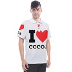 I love cocoa Men s Polo Tee