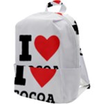 I love cocoa Zip Up Backpack