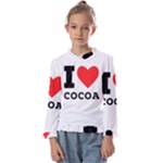 I love cocoa Kids  Frill Detail Tee