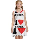 I love cocoa Kids  Sleeveless Tiered Mini Dress