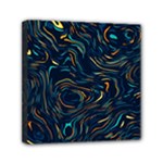 Colorful Abstract Pattern Creative Colorful Line Linear Background Mini Canvas 6  x 6  (Stretched)