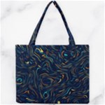 Colorful Abstract Pattern Creative Colorful Line Linear Background Mini Tote Bag