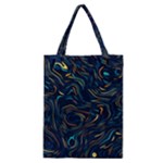 Colorful Abstract Pattern Creative Colorful Line Linear Background Classic Tote Bag