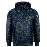 Colorful Abstract Pattern Creative Colorful Line Linear Background Men s Core Hoodie