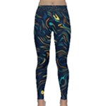 Colorful Abstract Pattern Creative Colorful Line Linear Background Classic Yoga Leggings